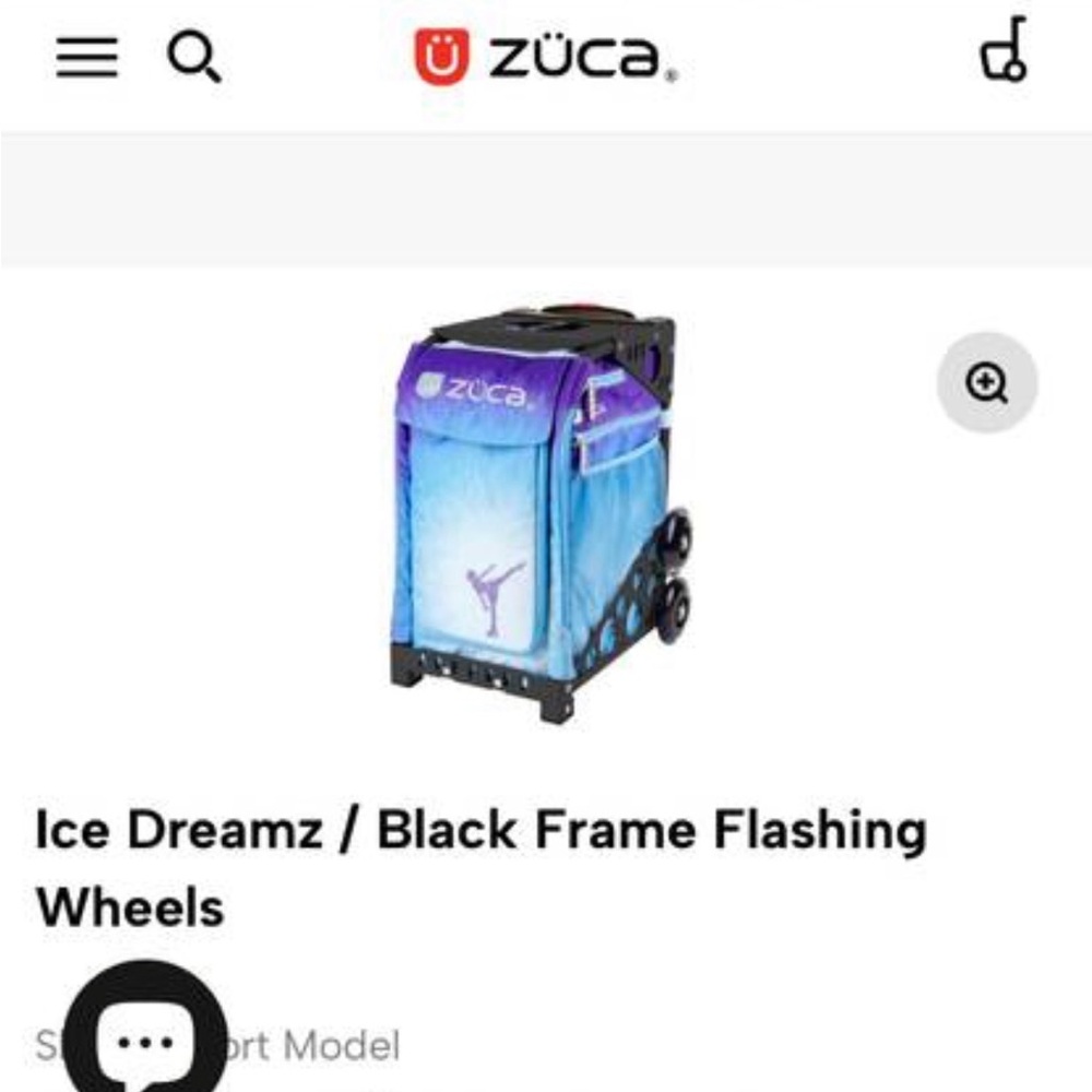 Zuca Ice Dreamz Rolling Bag - Blue & Purple